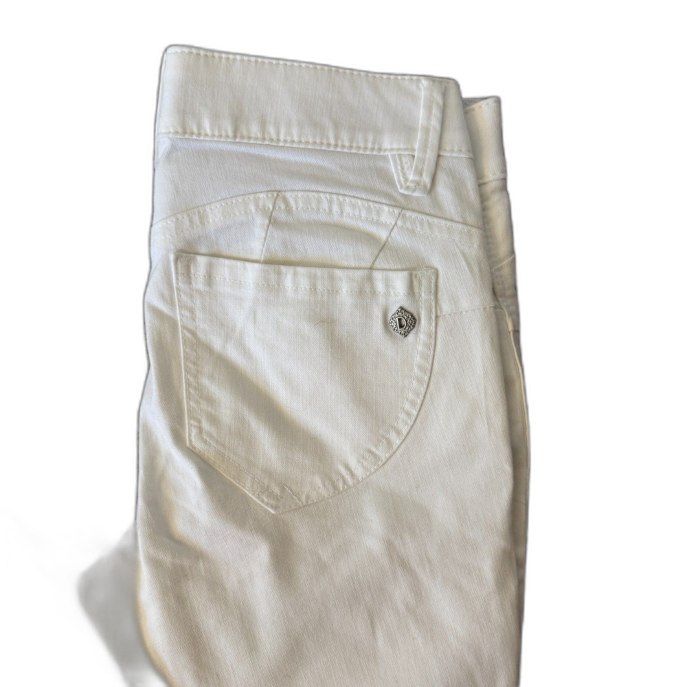 Democracy | AB Solutions Skinny Leg Crop Jeans in White Size 2 Petite NWT New - Picture 7 of 11